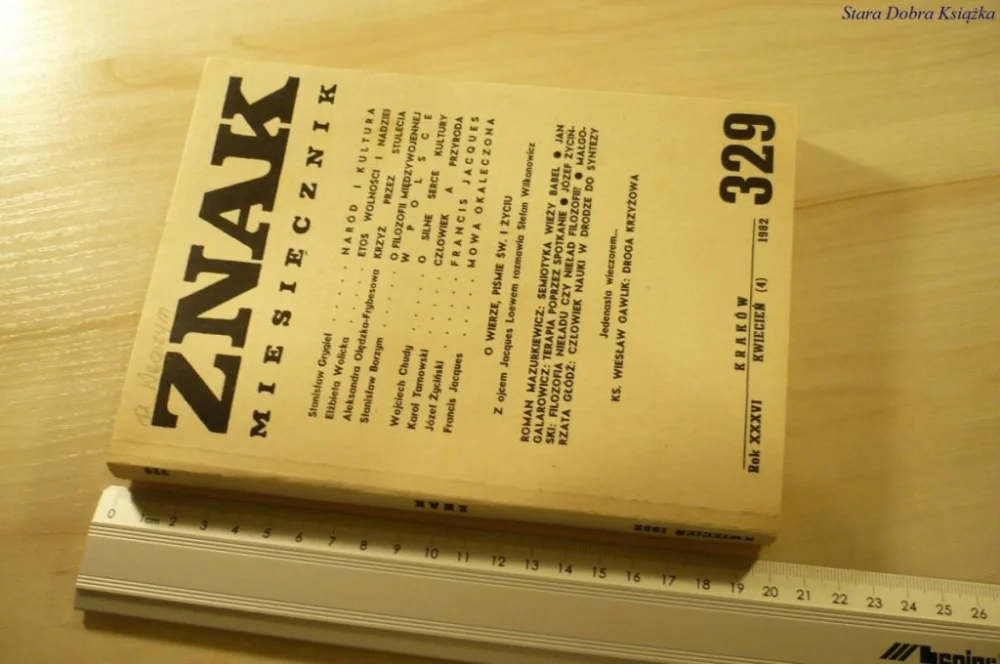 Nowy ZNAK. MIESIĘCZNIK 329 KWIECIEŃ (4) 1982