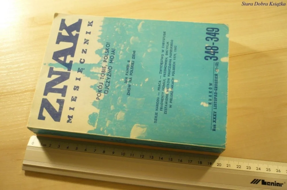 Szybka wysyłka ZNAK. MIESIĘCZNIK 348-349 LISTOPAD-GRUDZIEŃ 1983