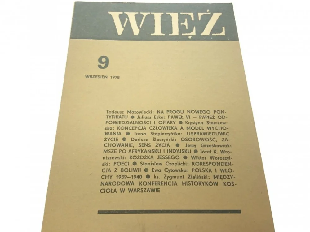 Tani WIĘŹ 9 WRZESIEŃ 1978