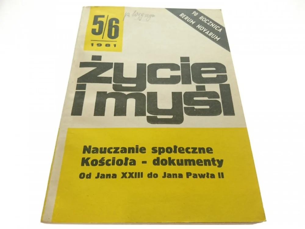 ŻYCIE I MYŚL 5/6 1981 Szybka wysyłka