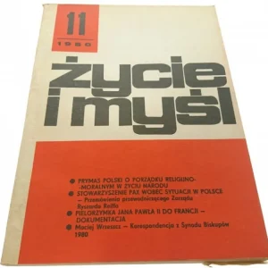 ŻYCIE I MYŚL 11 1980 Nowość
