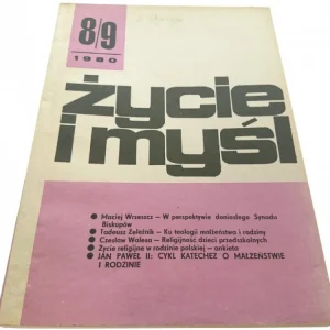 ŻYCIE I MYŚL 8/9 1980 Nie przegap