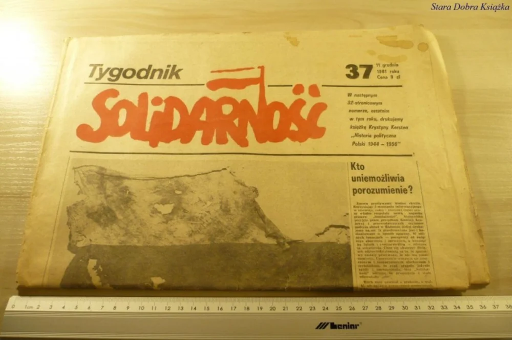 Zniżka TYGODNIK SOLIDARNOŚĆ. 37 11 GRUDNIA 1981 ROKU