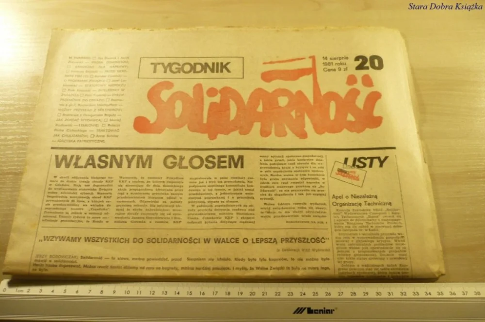TYGODNIK SOLIDARNOŚĆ 20 14 SIERPNIA 1981 ROKU Łatwy zwrot