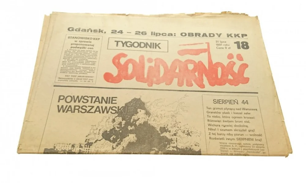 Ograniczona ilość TYGODNIK SOLIDARNOŚĆ 18 31 LIPCA 1981 ROKU