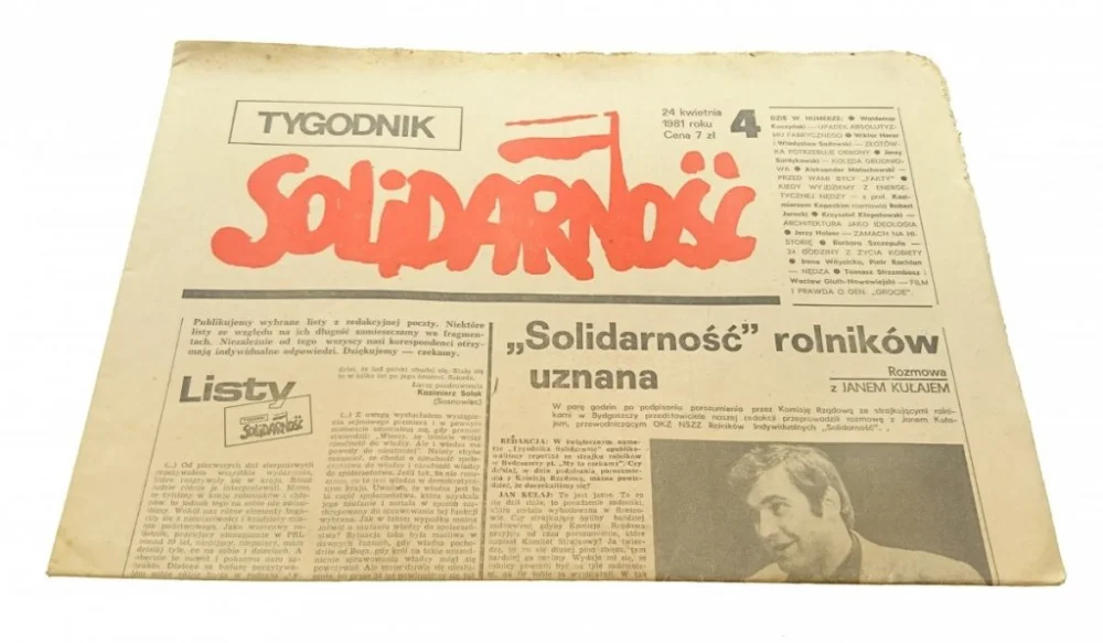 TYGODNIK SOLIDARNOŚĆ 4 24 KWIETNIA 1981 ROKU Cena promocyjna