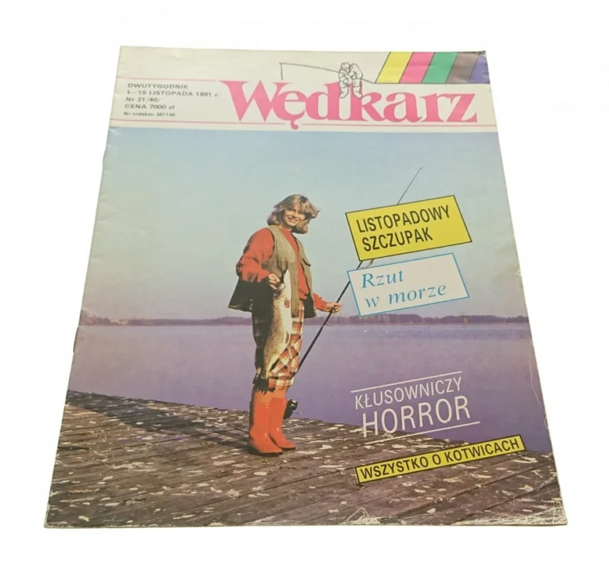 WĘDKARZ 1-15 LISTOPADA 1991 R. NR 21/40/ Promocja
