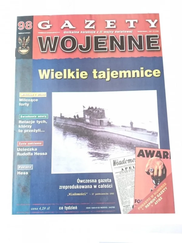 Ostatnia szansa GAZETY WOJENNE 98 WIELKIE TAJEMNICE