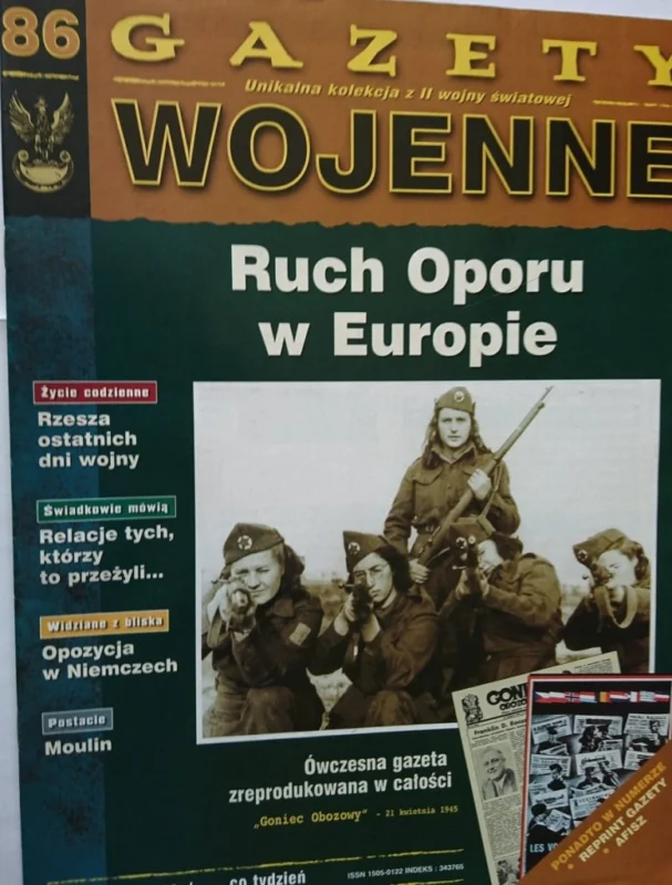 GAZETY WOJENNE 86 RUCH OPORU W EUROPIE Tani