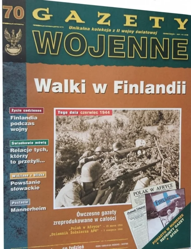 GAZETY WOJENNE 70 WALKI W FINLANDII Oferta