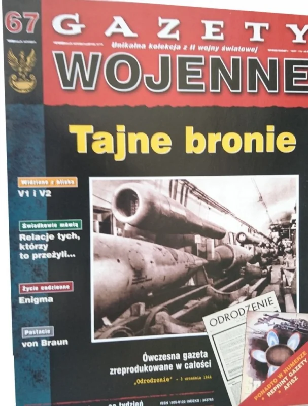 Ostatnia szansa GAZETY WOJENNE 67 TAJNE BRONIE