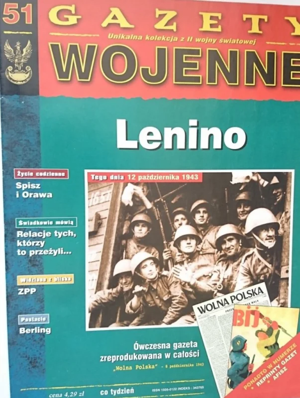 Szybka dostawa GAZETY WOJENNE 51 LENINO
