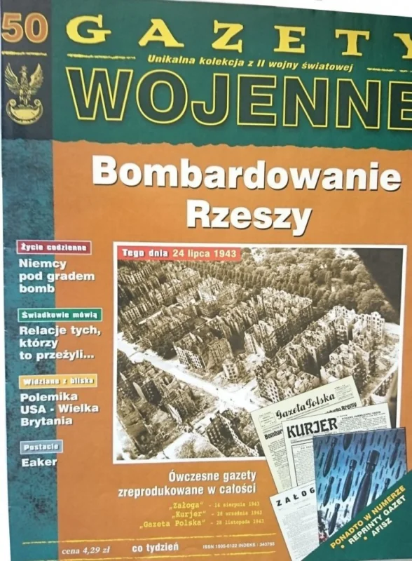 GAZETY WOJENNE 50 BOMBARDOWANIE RZESZY Ostatnia szansa
