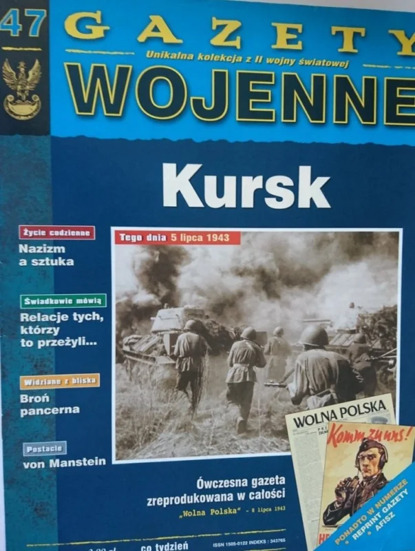 Super okazja GAZETY WOJENNE 47 KURSK