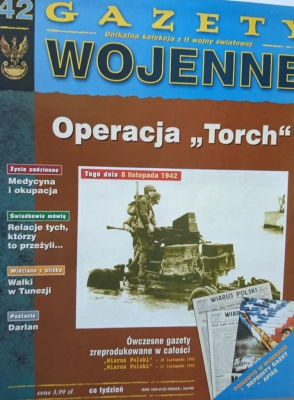 Zniżka GAZETY WOJENNE 42 OPERACJA 'TORCH'