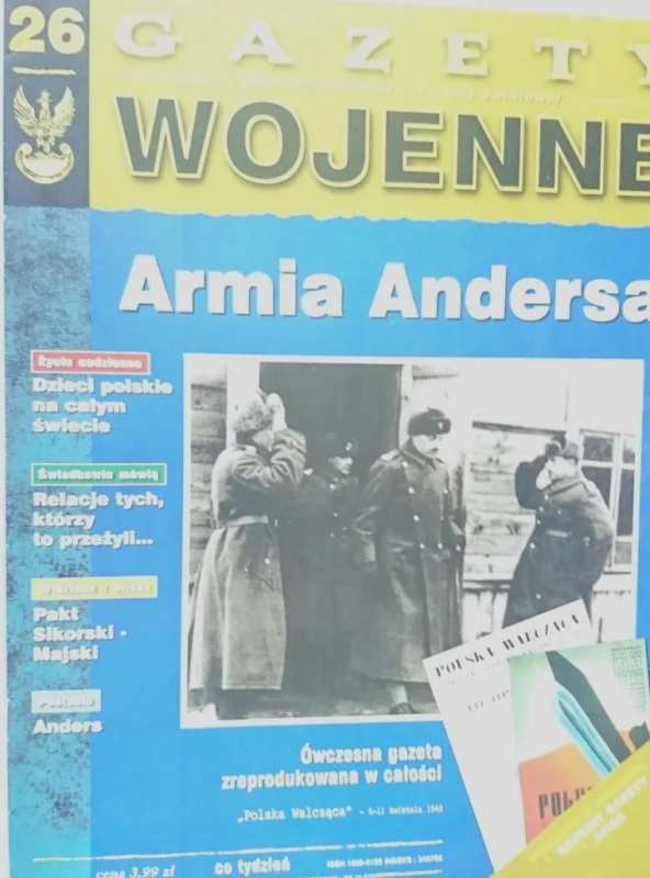 GAZETY WOJENNE 26 ARMIA ANDERSA Dostępne od ręki