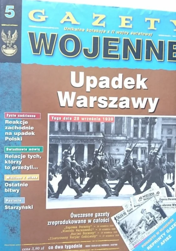 GAZETY WOJENNE 5 UPADEK WARSZAWY Oferta czasowa