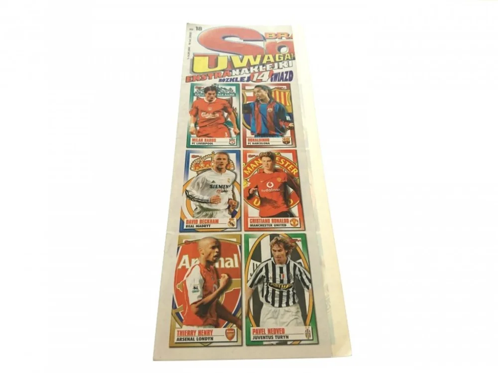 Zniżka BRAVO SPORT NR.18 14 NAKLEJEK PIŁKARZY (2004)