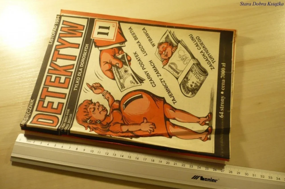 Nowość DETEKTYW 11 CZARNY PODATEK... LISTOPAD 1994