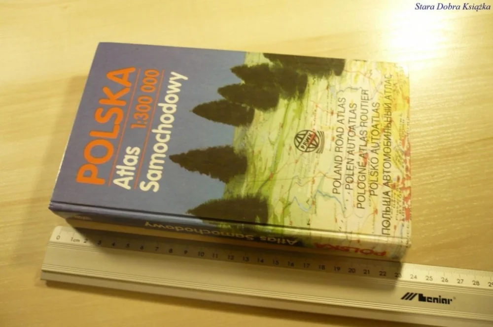 Nowość POLSKA. ATLAS SAMOCHODOWY 1:300 000 (1996)