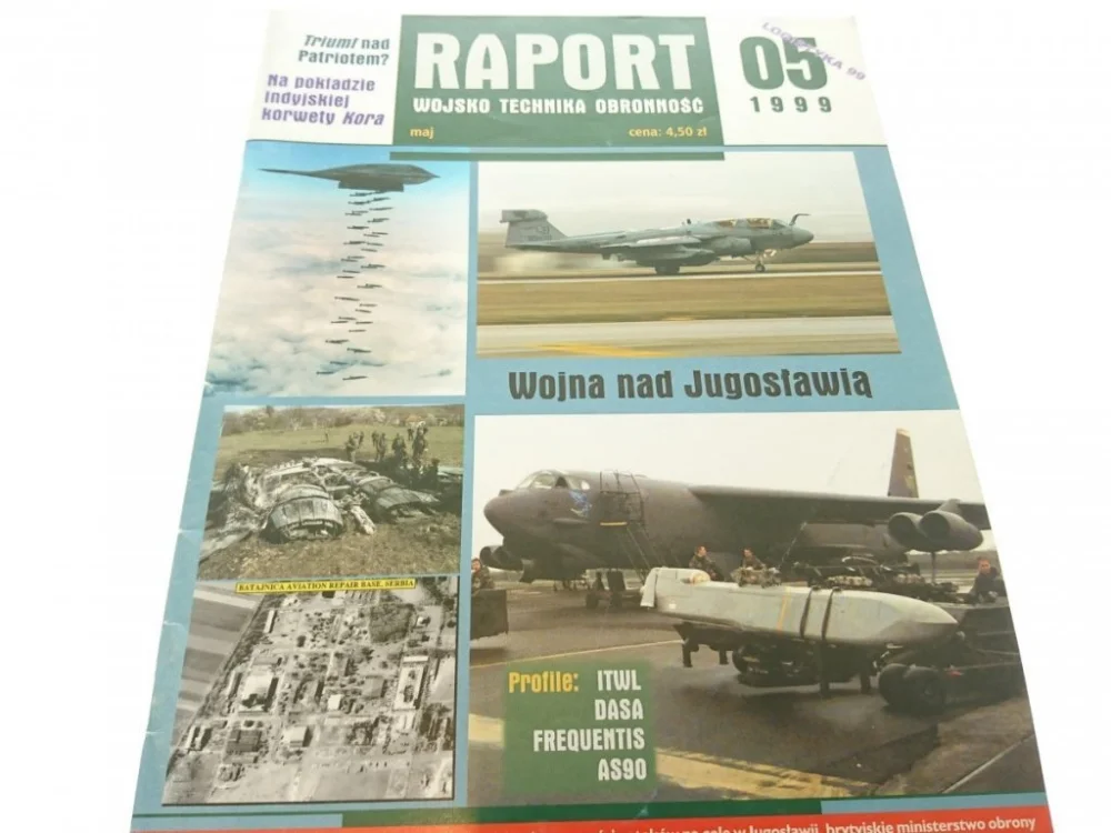 RAPORT WOJSKO TECHNIKA OBRONNOŚĆ 05 1999 Dodaj do koszyka