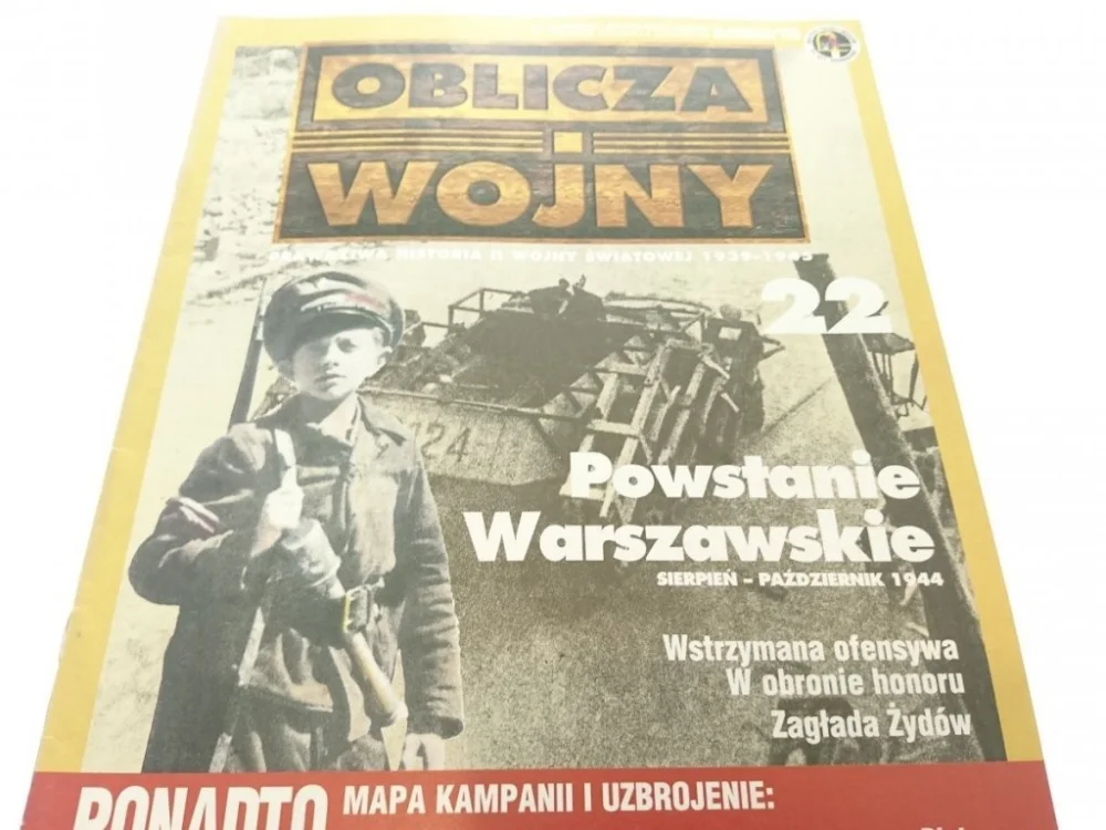 OBLICZA WOJNY 22 POWSTANIE WARSZAWSKIE (1999) Hit sprzedaży