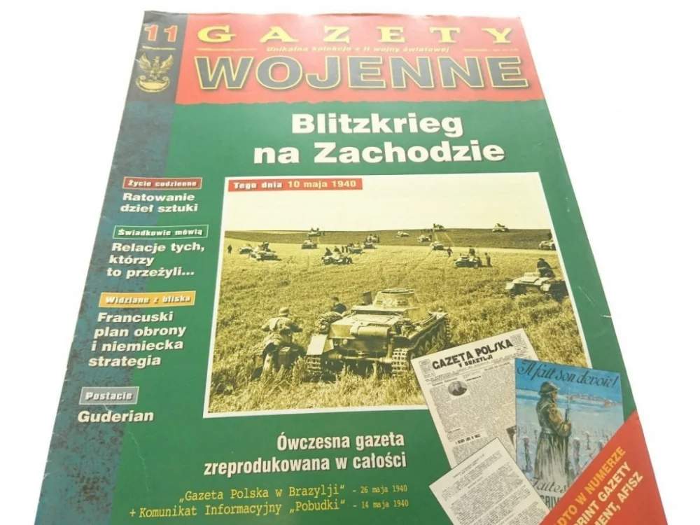 Kup online GAZETY WOJENNE 11 BLITZKRIEG NA ZACHODZIE