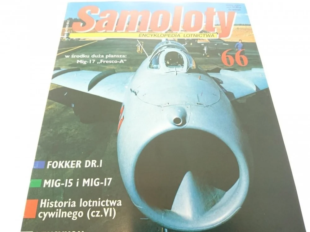 SAMOLOTY. ENCYKLOPEDIA LOTNICTWA 66 (1999) Popularny