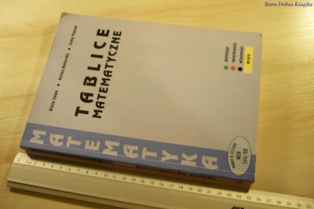 TABLICE MATEMATYCZNE - Alicja Cewe (2001) Oferta limitowana