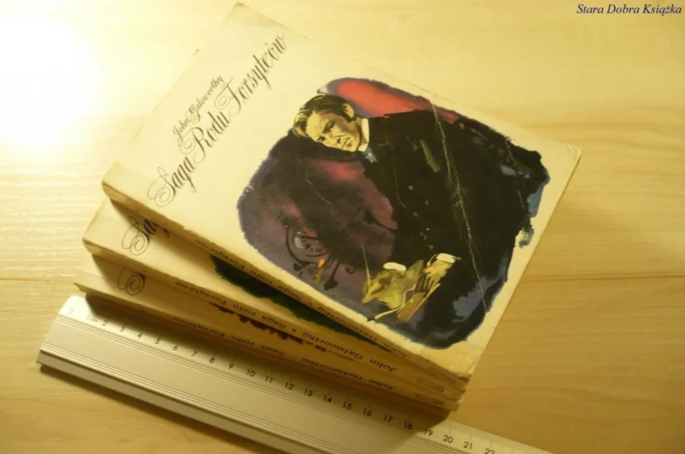 Nie przegap SAGA RODU FORSYTE'ÓW TOMY 1-3 John Galsworthy 1972
