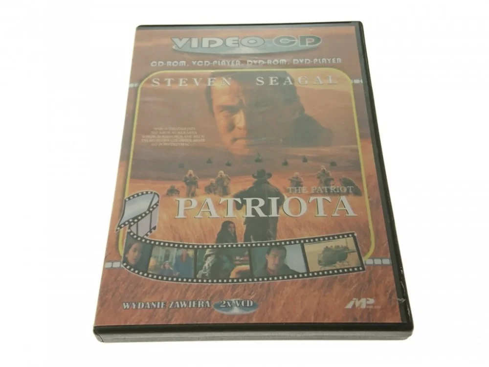 Nie przegap VCD. THE PATRIOT. PATRIOTA. STEVEN SEAGAL