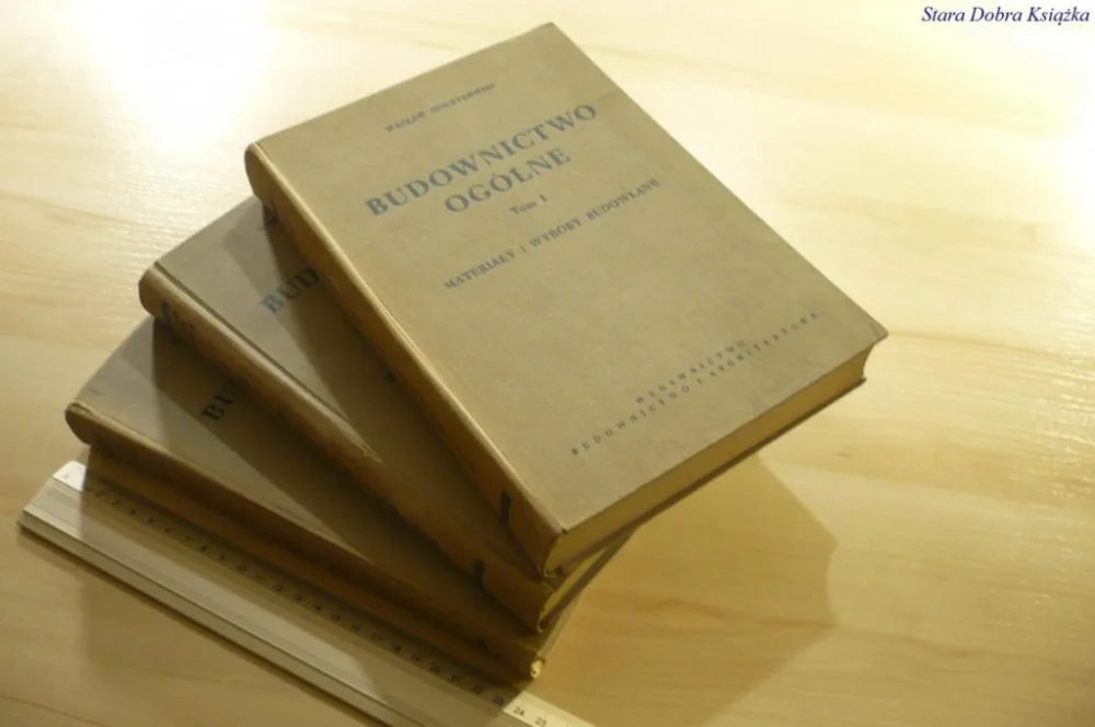 BUDOWNICTWO OGÓLNE TOMY OD 1 DO 3 (1956) Nowość