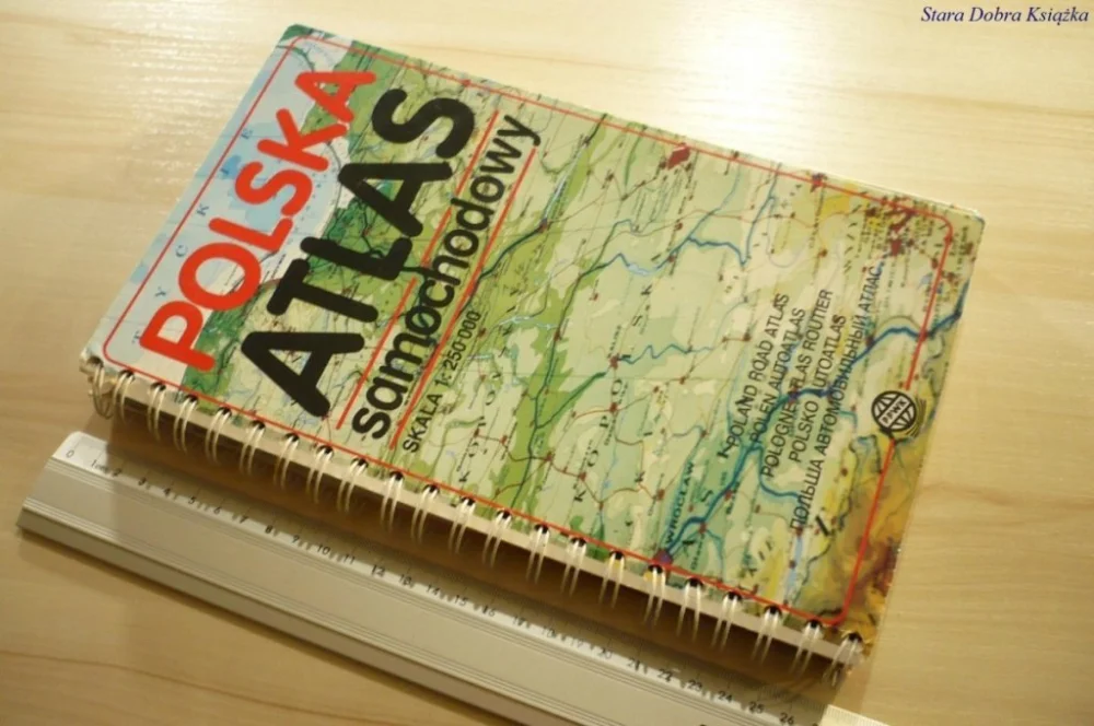 POLSKA ATLAS SAMOCHODOWY 1: 250 000 (1997) Rabat