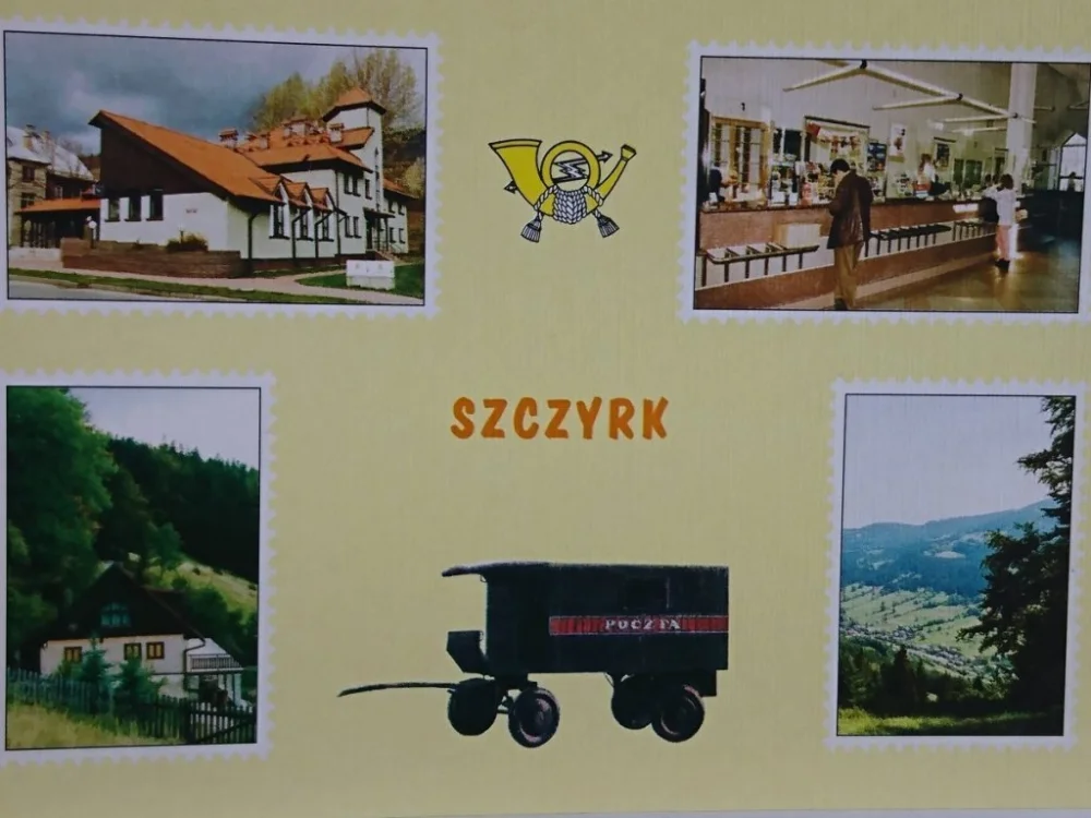 SZCZYRK. BUDYNEK URZĘDU POCZTOWEGO FOT. ZE ZBIORÓW Premium