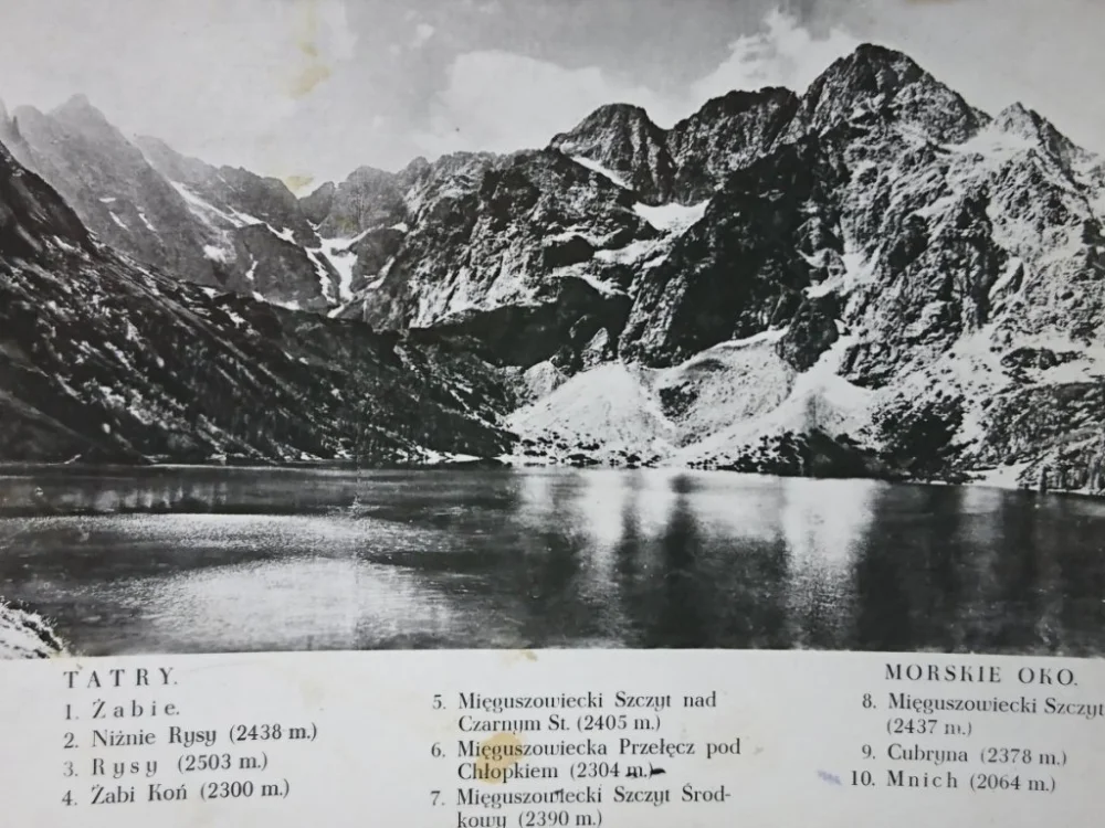 Zniżka TATRY. ŻABIE; NIŻNIE RYSY; RYSY... FOT. ZWOLIŃSKI