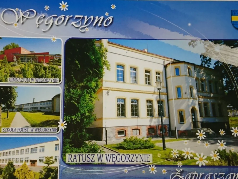 WĘGORZYNO. ZAPRASZAMY! RATUSZ; GIMNAZJUM Nowość