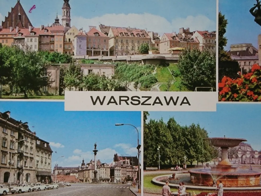 Ekspresowa dostawa WARSZAWA. PANORAMA STAREGO MIASTA FOT. JABŁOŃSKI