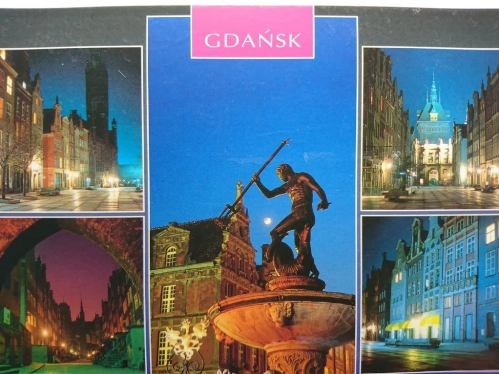 GDAŃSK. FONTANNA NEPTUNA ULICA MARIACKA FOT ŁOPATA Ekspresowa dostawa