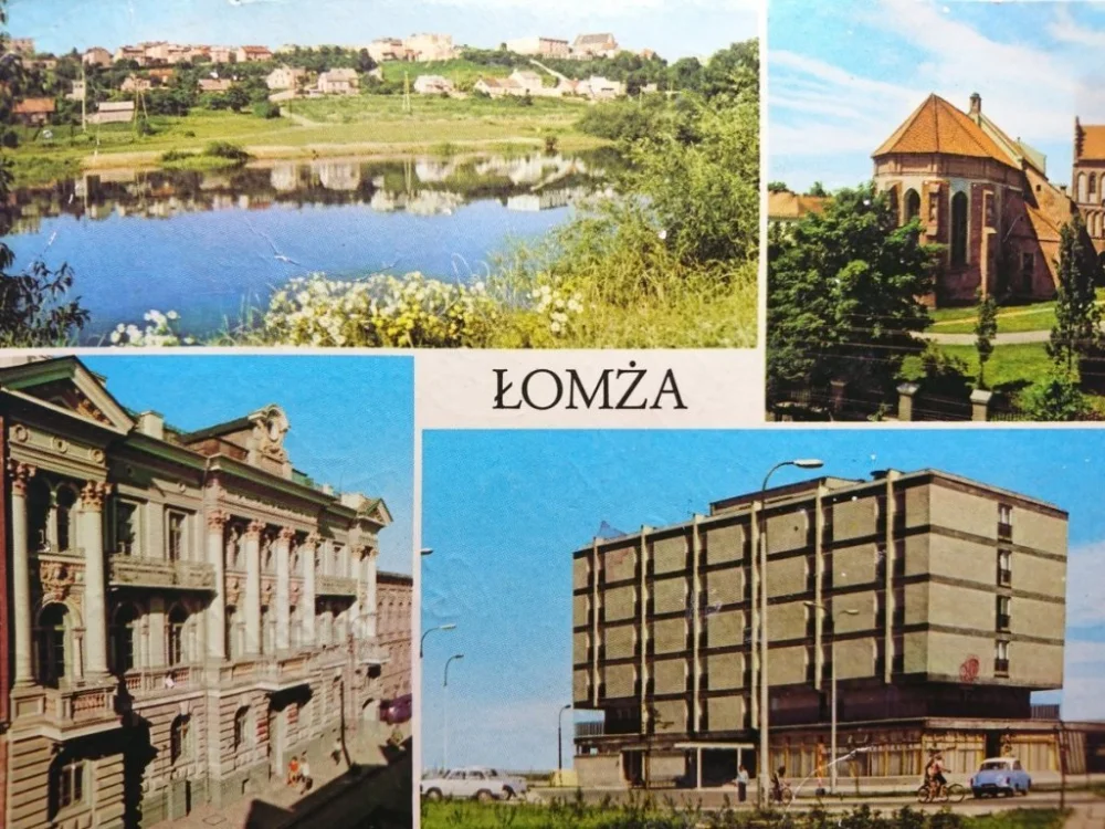 Szybka wysyłka ŁOMŻA. FRAGMENT MIASTA. GOTYCKA... FOT. HATTOWSKI
