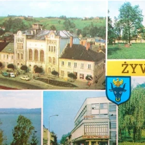 ŻYWIEC. FRAGMENT RYNKU. ZAMEK... FOT. JABŁOŃSKI Wyprzedaż