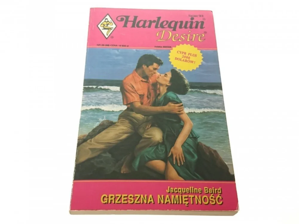 GRZESZNA NAMIĘTNOŚĆ - Jacqueline Baird 1993 Tani