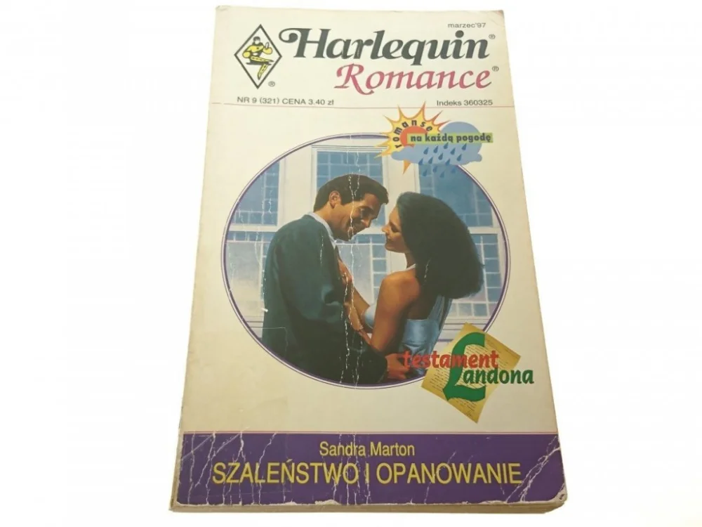 SZALEŃSTWO I OPANOWANIE - Sandra Marton 1997 Oferta