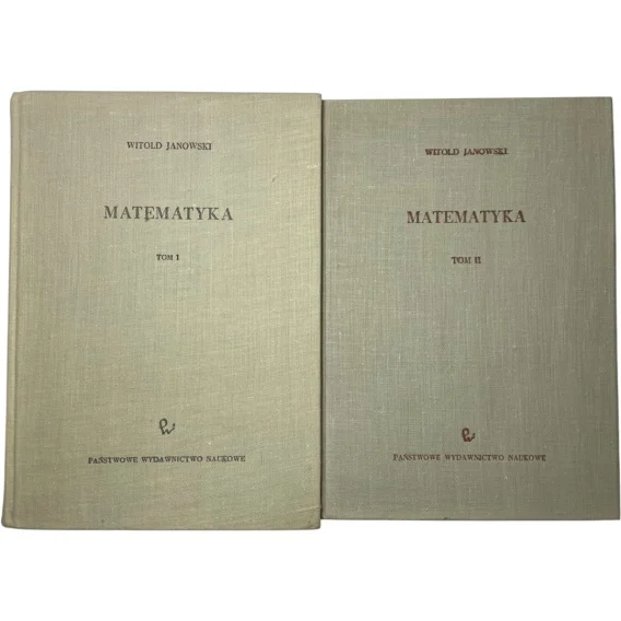 Matematyka t. I-II Witold Janowski Darmowy zwrot