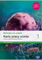 Biologia na czasie 1 ZP Nowa era, KARTY PRACY używany kat. A Zamów dziś