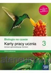 Biologia na czasie 3 ZP Nowa era, KARTY PRACY używany kat. A Wybór klientów