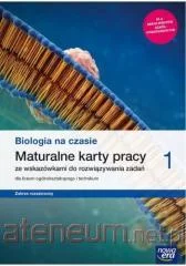 Biologia na czasie 1 ZR Nowa era, KARTY PRACY używany kat. A Dostępne od ręki