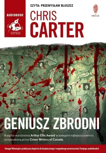 Ograniczona ilość GENIUSZ ZBRODNI AUDIOBOOK, CHRIS CARTER
