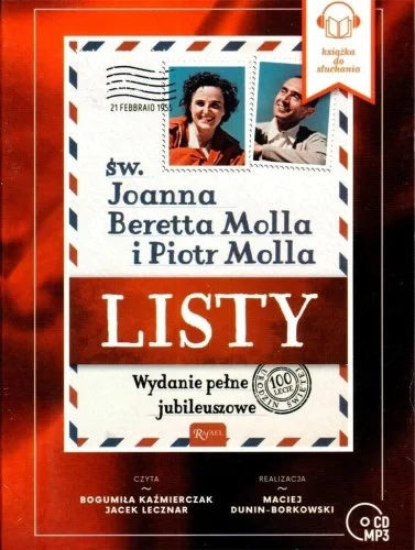 LISTY JOANNA BERETTA MOLLA I PIOTR MOLLA AUDIOBOOK Ograniczona ilość