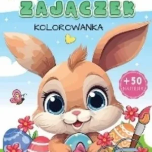 WESOŁY ZAJCZEK KOLOROWANKA, PRACA ZBIOROWA Taniej