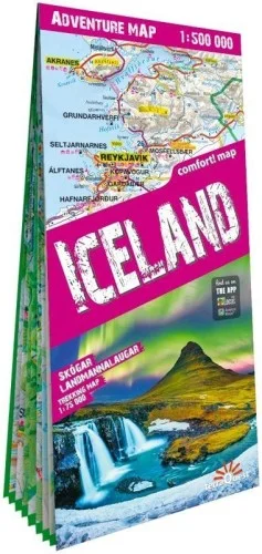 Bezpieczna płatność ADVENTURE MAP ISLANDIA/ICELAND 1:500 000 W.2026